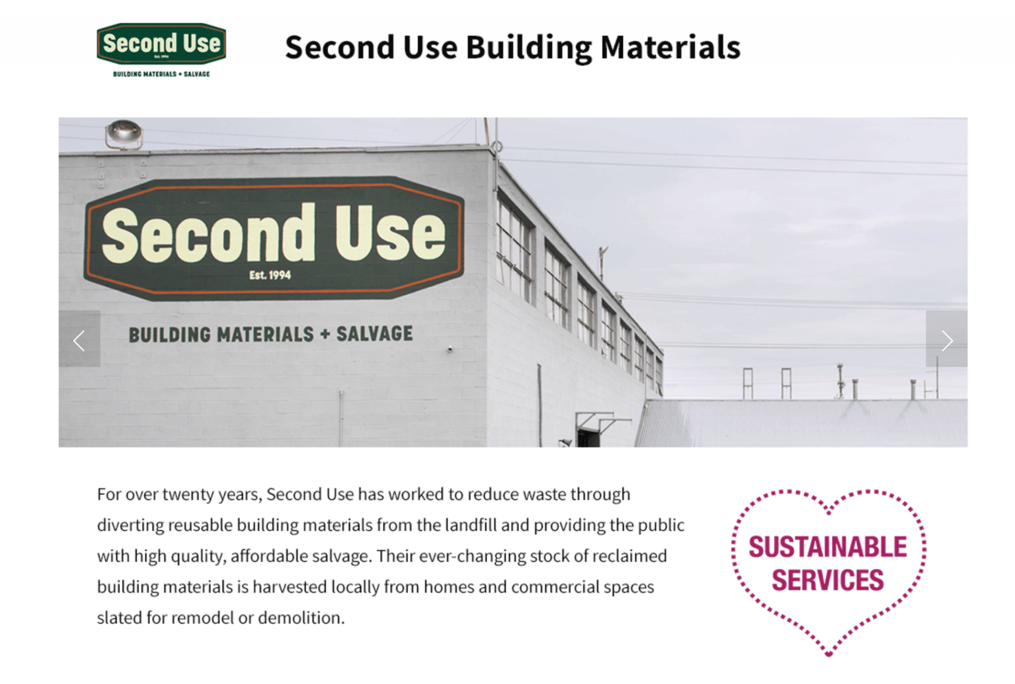 Second Use Seattle >> Vote For Second Use In The Heart Of Seattle Awards Second Use Second Use Seattle >> Vote For Second Use In The Heart Of Seattle Awards Second Use